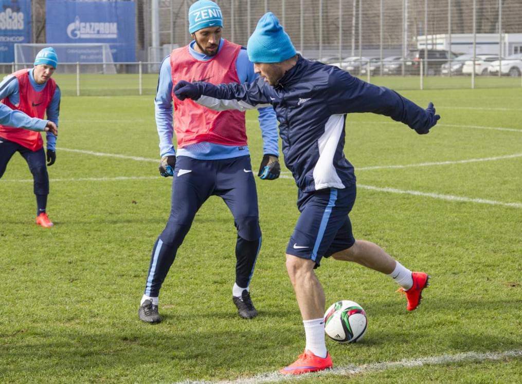 Открытая тренировка «Зенита» перед матчем с«Рубином»