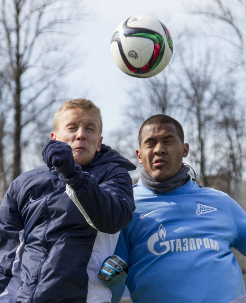 Открытая тренировка «Зенита» перед матчем с«Рубином»
