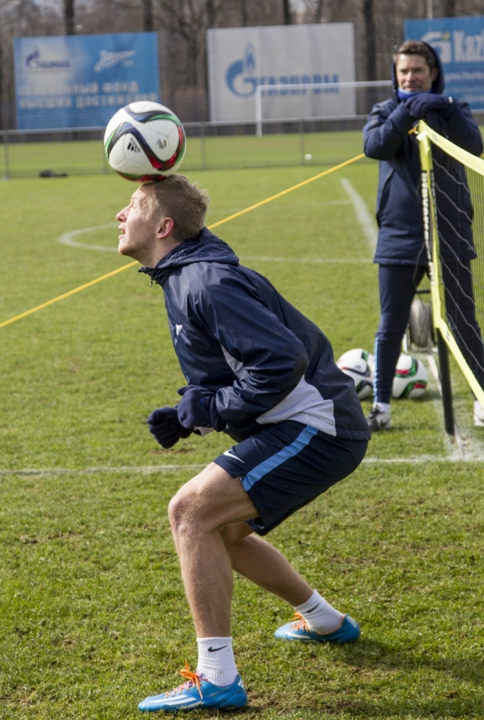 Открытая тренировка «Зенита» перед матчем с«Рубином»