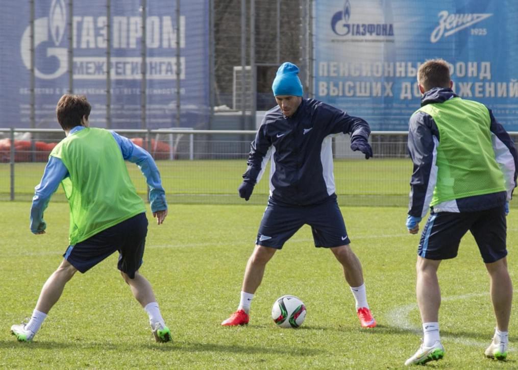 Открытая тренировка «Зенита» перед матчем с«Рубином»