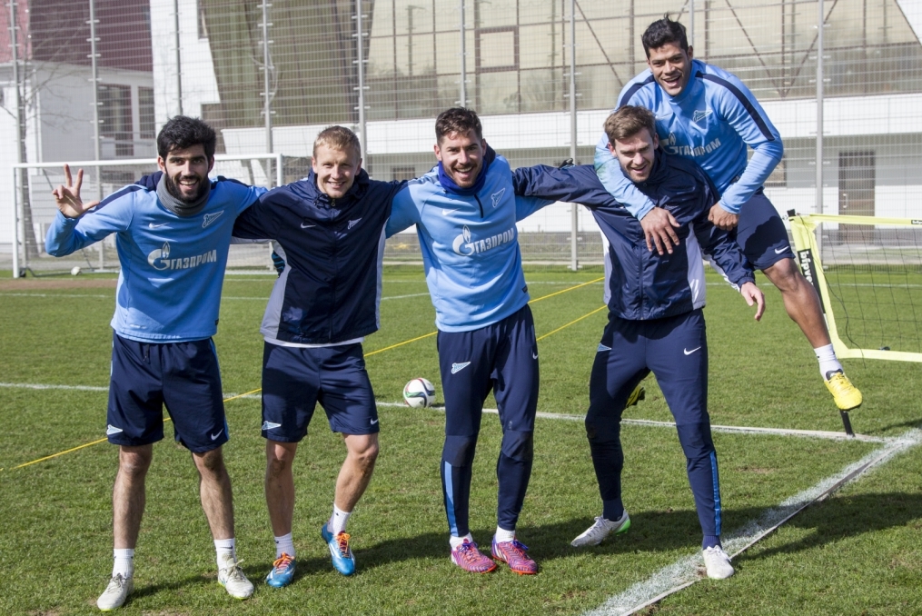 Открытая тренировка «Зенита» перед матчем с«Рубином»