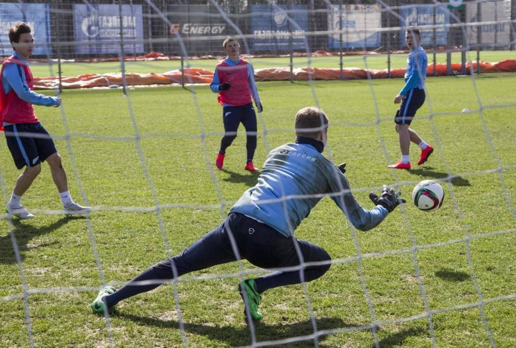 Открытая тренировка «Зенита» перед матчем с«Рубином»