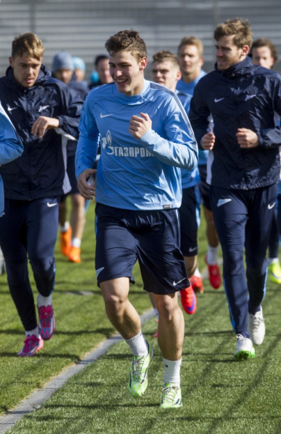 Открытая тренировка «Зенита» перед матчем с «Рубином»