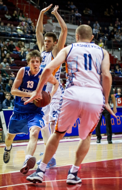 Единая Лига ВТБ 2014/2015, «Зенит» — «Цмоки-Минск»