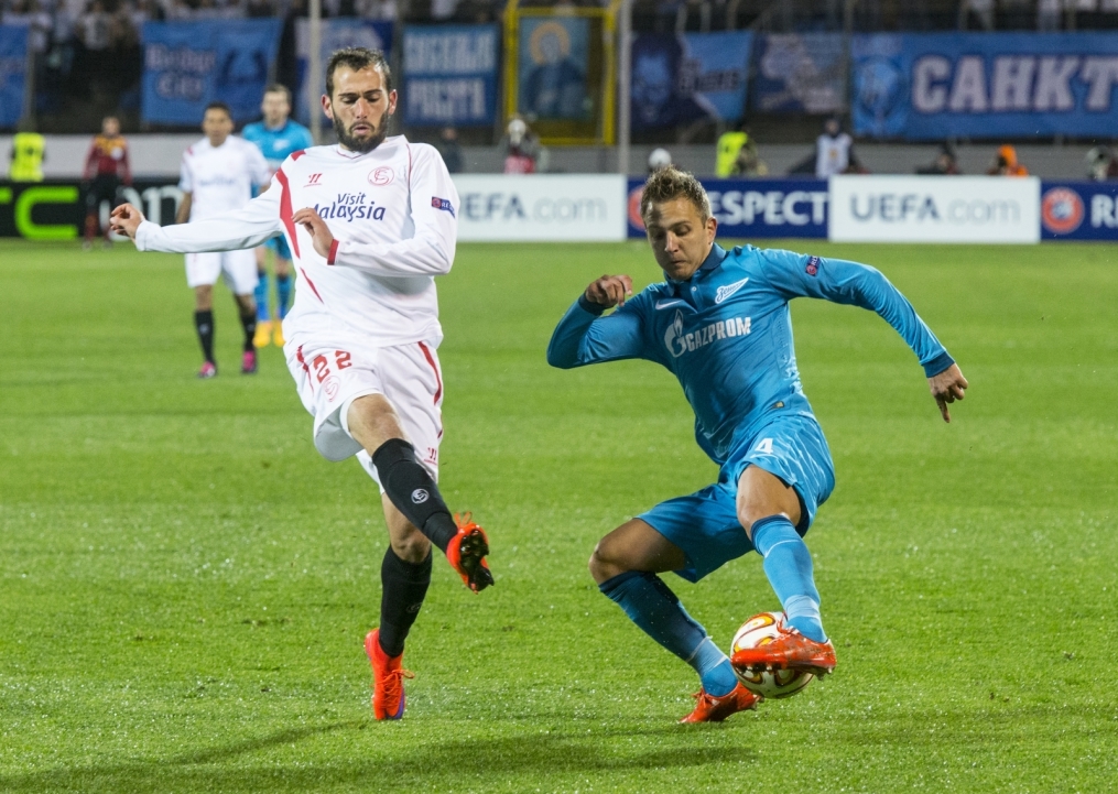 Лига Европы УЕФА 1/4 финала, «Зенит» — «Севилья»