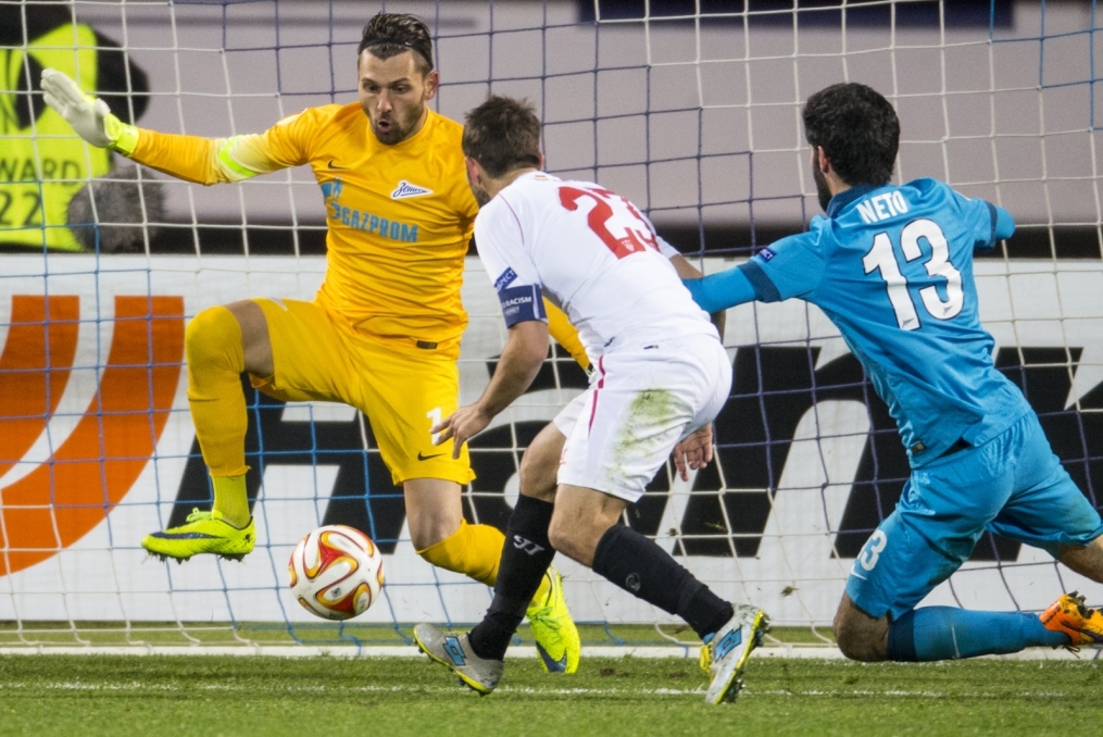 Лига Европы УЕФА 1/4 финала, «Зенит» — «Севилья»