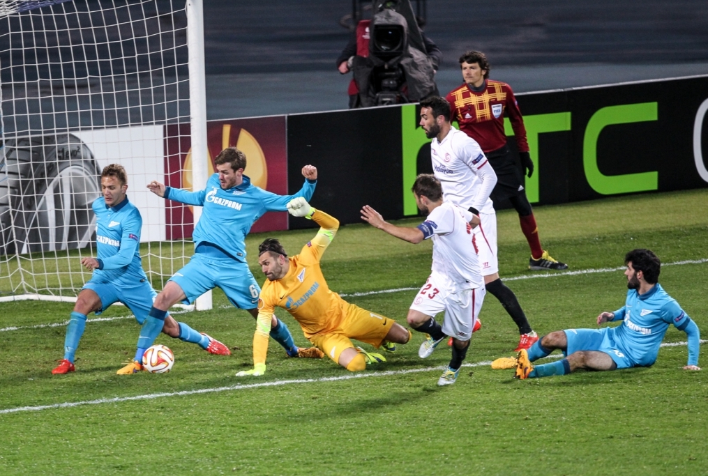 Лига Европы УЕФА 1/4 финала, «Зенит» — «Севилья»