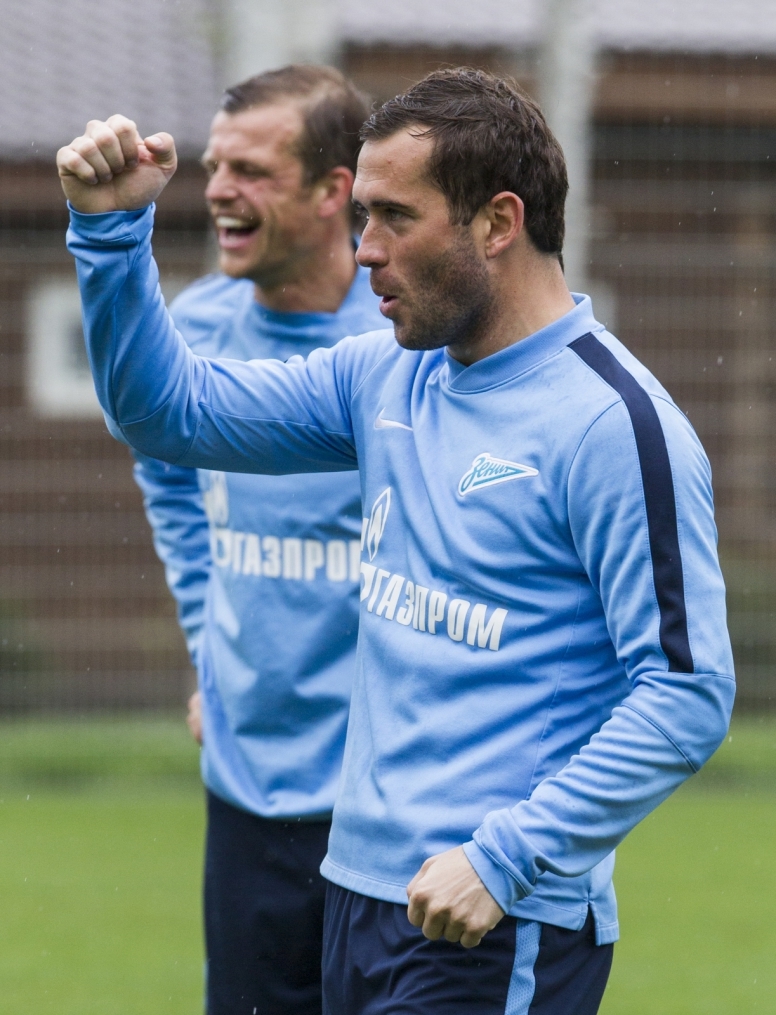 Открытая тренировка «Зенита» перед матчем с «Ростовом»