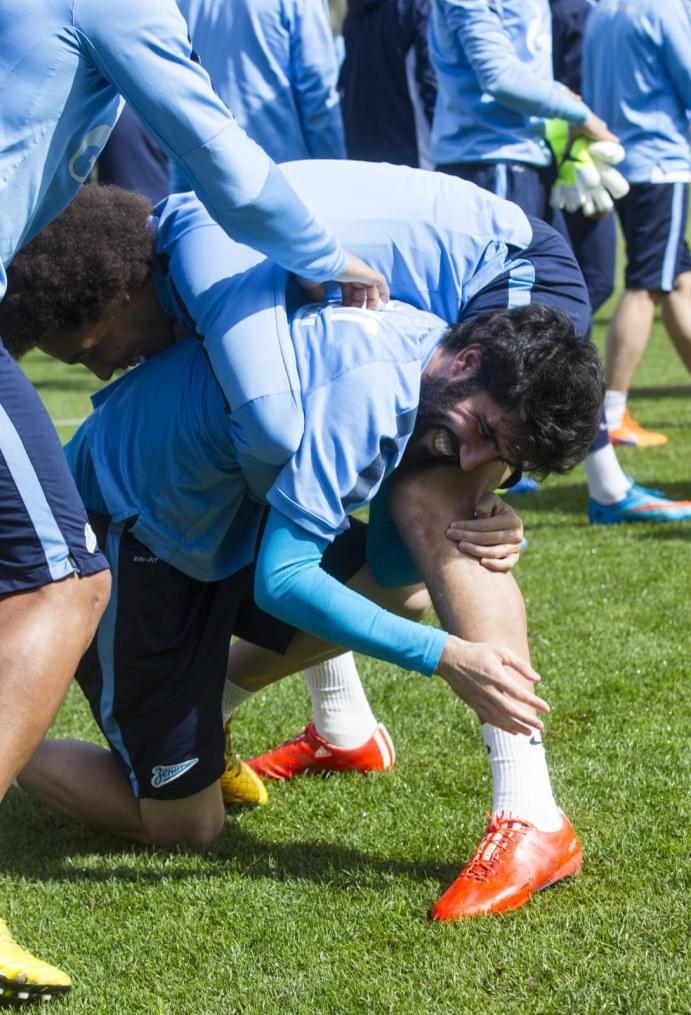 Открытая тренировка «Зенита» перед матчем с «Уфой»