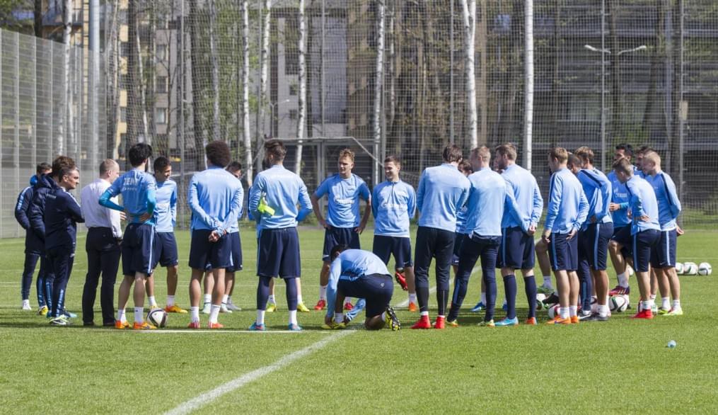 Открытая тренировка «Зенита» перед матчем с «Уфой»