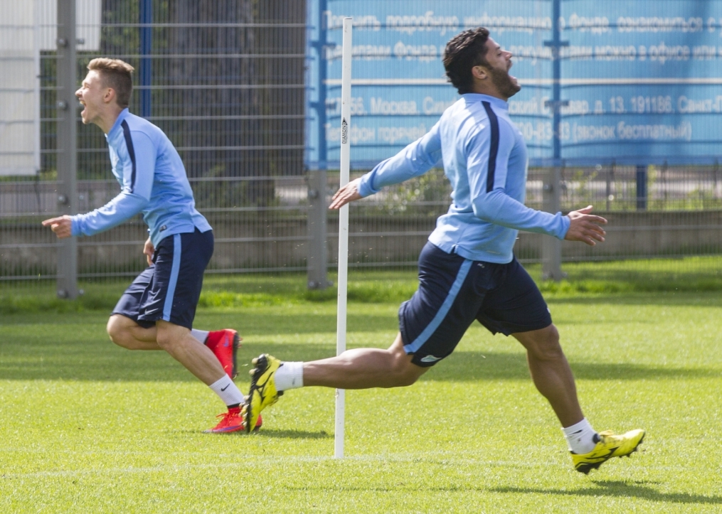 Открытая тренировка «Зенита» перед матчем с «Уфой»