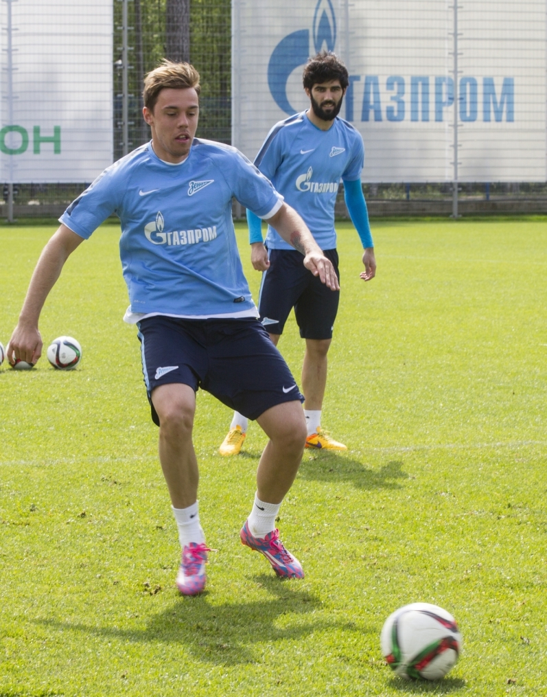 Открытая тренировка «Зенита» перед матчем с «Уфой»