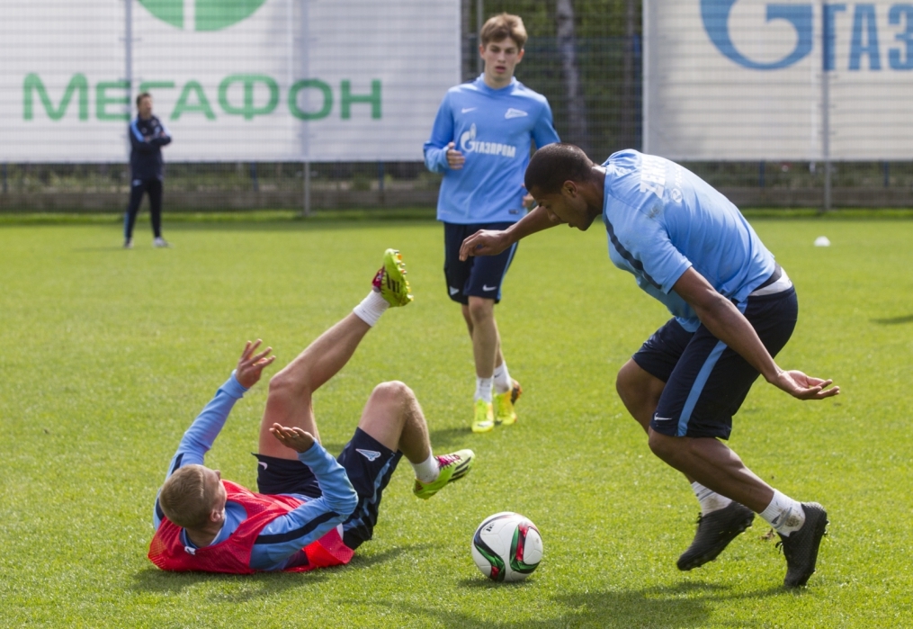 Открытая тренировка «Зенита» перед матчем с «Уфой»