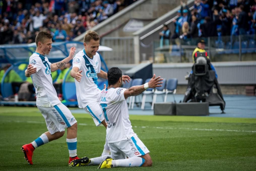 СОГАЗ-Чемпионат России 2014/2015, 28 тур, «Уфа» — «Зенит»