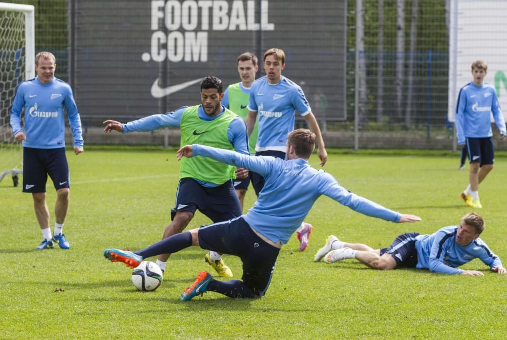 Открытая тренировка «Зенита» перед матчем с «Уфой»