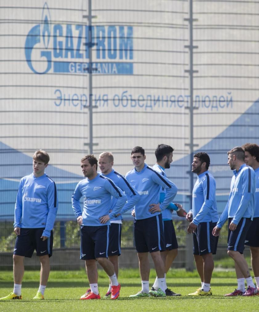 Открытая тренировка «Зенита» перед матчем с «Уфой»