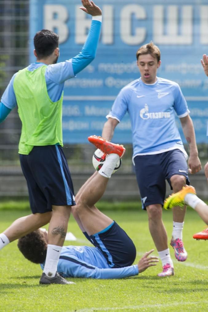 Открытая тренировка «Зенита» перед матчем с «Уфой»