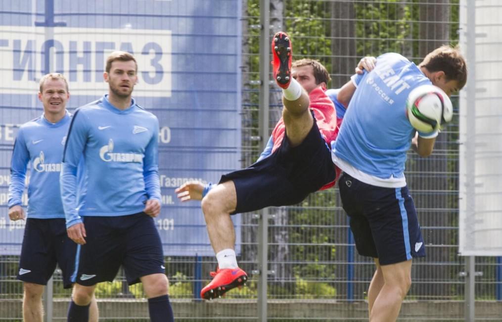 Открытая тренировка «Зенита» перед матчем с «Уфой»