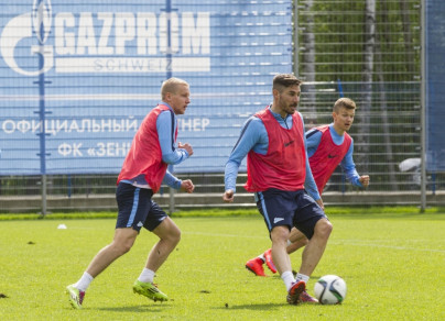 Открытая тренировка «Зенита» перед матчем с «Уфой»