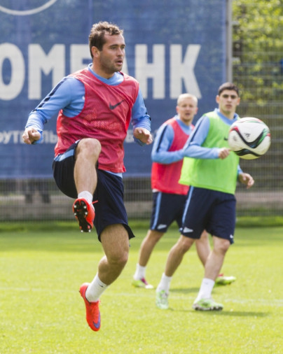 Открытая тренировка «Зенита» перед матчем с «Уфой»