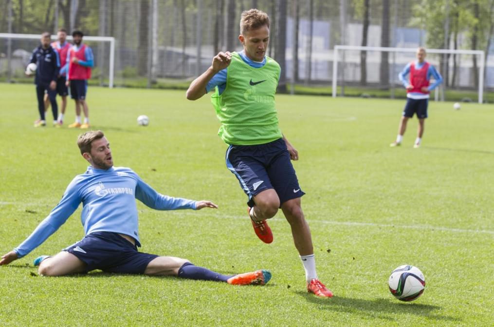 Открытая тренировка «Зенита» перед матчем с «Уфой»