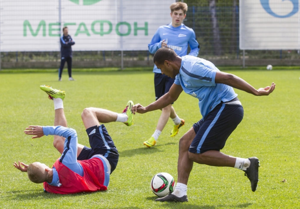 Открытая тренировка «Зенита» перед матчем с «Уфой»