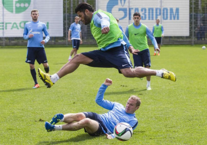 Открытая тренировка «Зенита» перед матчем с «Уфой»