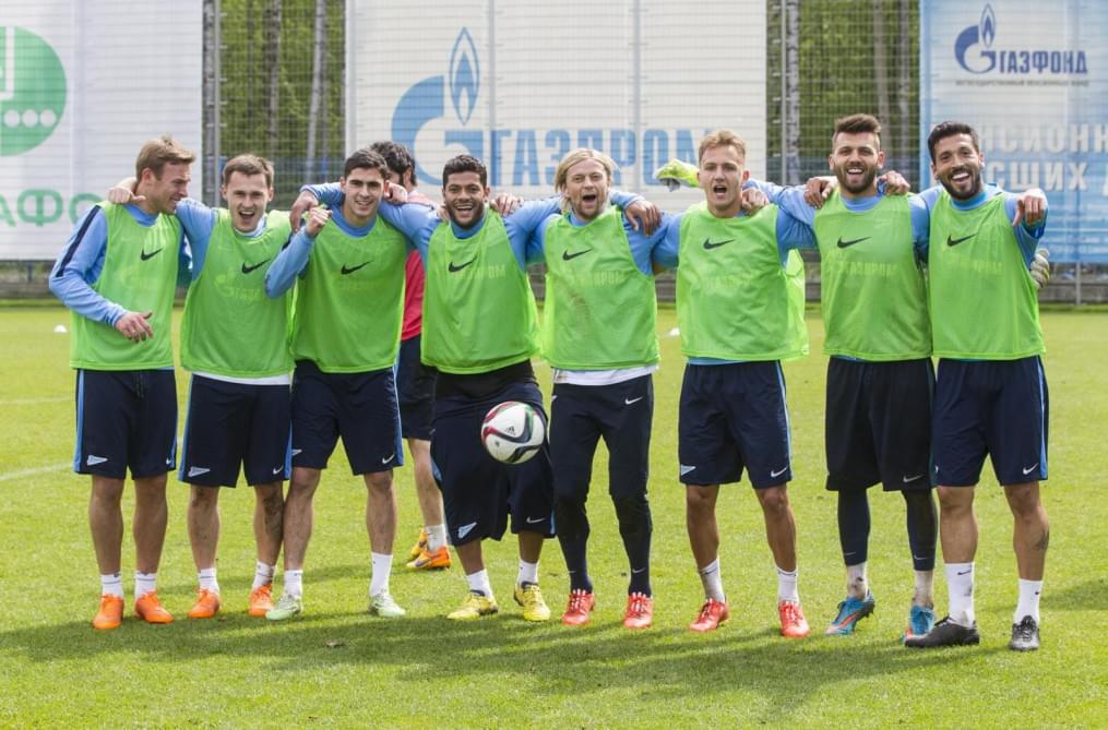 Открытая тренировка «Зенита» перед матчем с «Уфой»