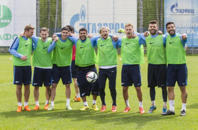 Открытая тренировка «Зенита» перед матчем с «Уфой»
