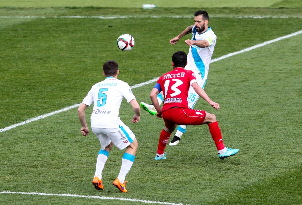 СОГАЗ-Чемпионат России 2014/15, 28 тур, «Уфа» — «Зенит»