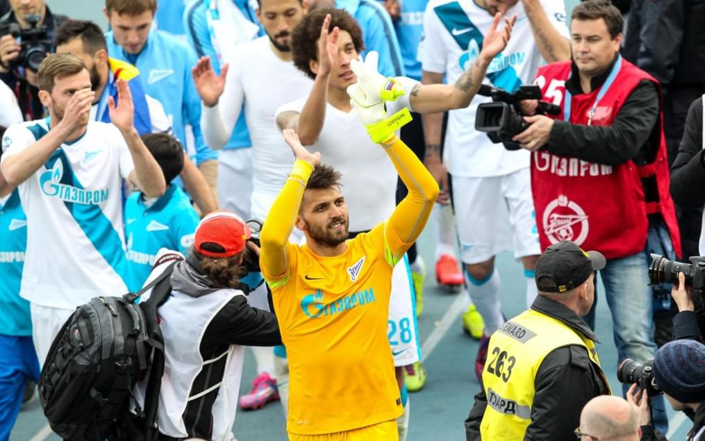 СОГАЗ-Чемпионат России 2014/15, 28 тур, «Уфа» — «Зенит»