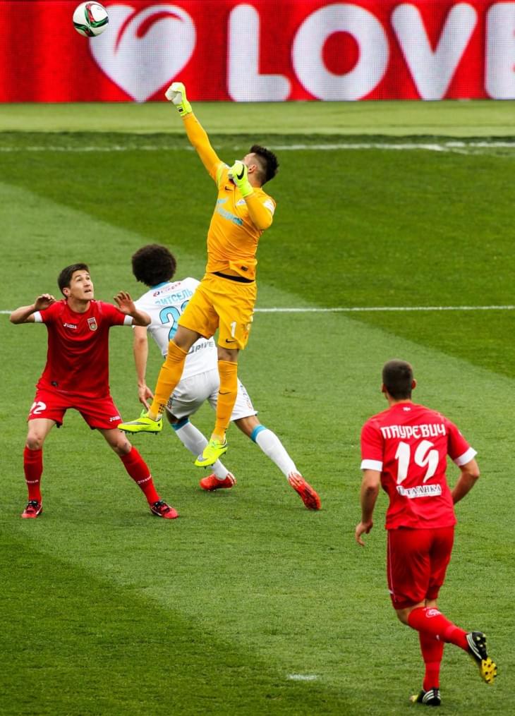 СОГАЗ-Чемпионат России 2014/15, 28 тур, «Уфа» — «Зенит»