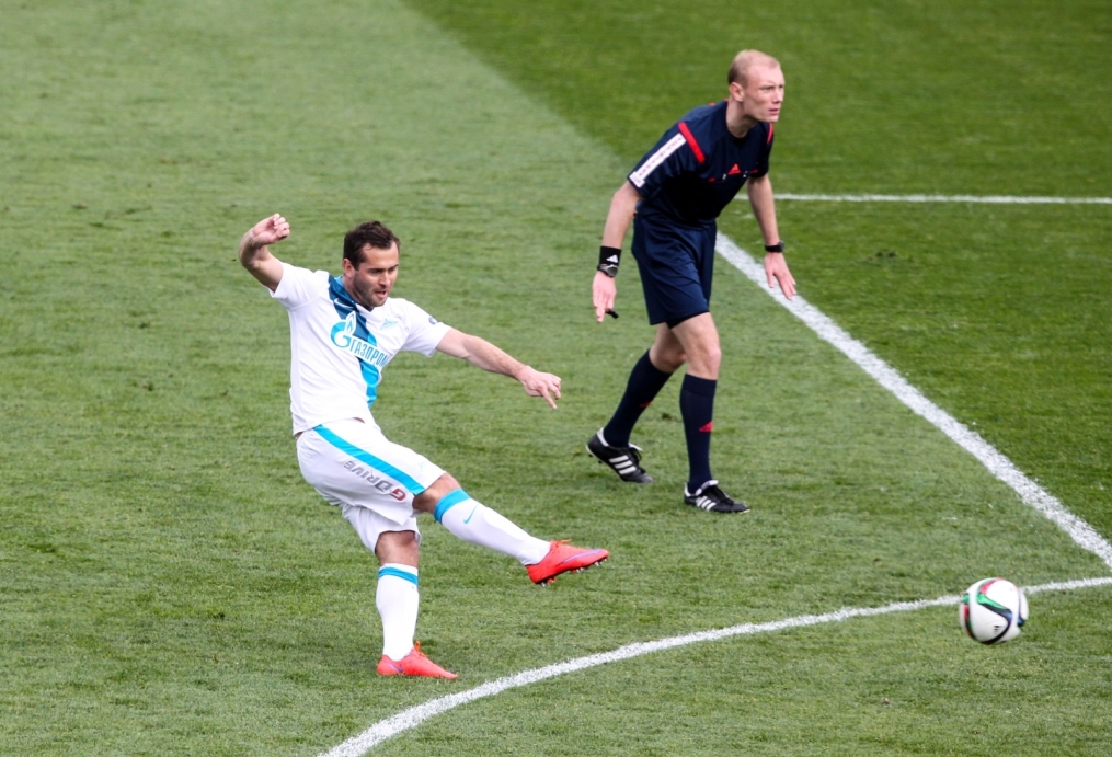 СОГАЗ-Чемпионат России 2014/15, 28 тур, «Уфа» — «Зенит»