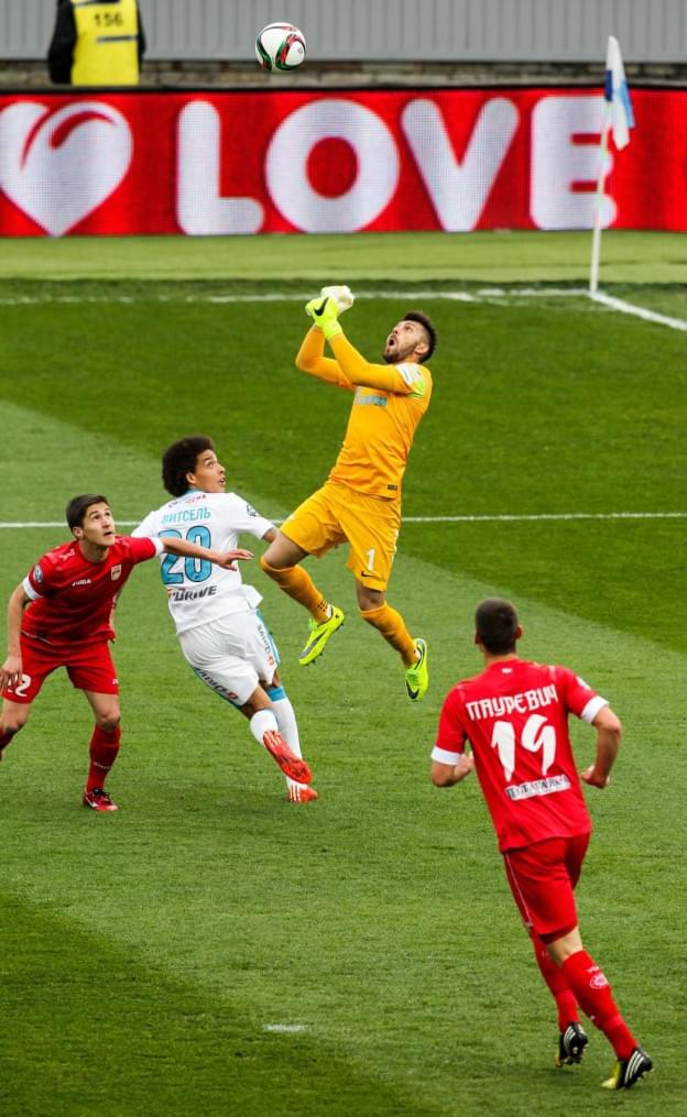 СОГАЗ-Чемпионат России 2014/15, 28 тур, «Уфа» — «Зенит»