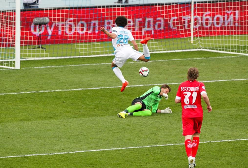 СОГАЗ-Чемпионат России 2014/15, 28 тур, «Уфа» — «Зенит»