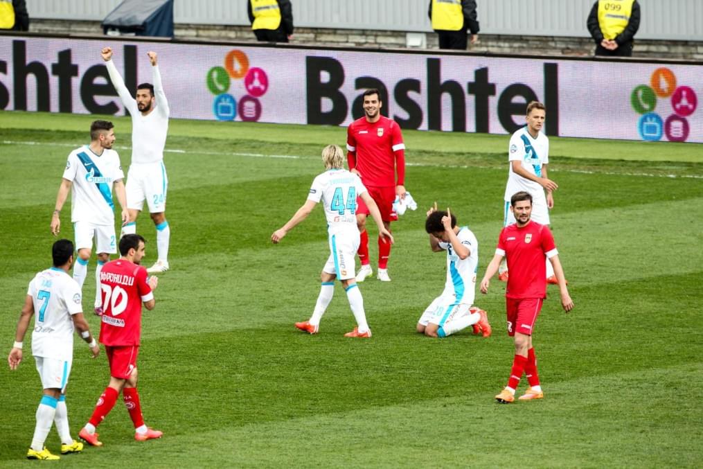 СОГАЗ-Чемпионат России 2014/15, 28 тур, «Уфа» — «Зенит»