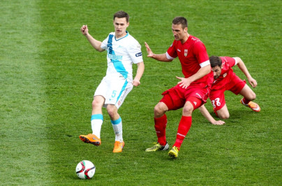 СОГАЗ-Чемпионат России 2014/15, 28 тур, «Уфа» — «Зенит»