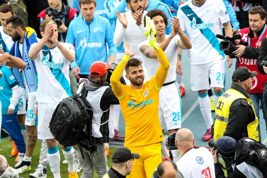 СОГАЗ-Чемпионат России 2014/15, 28 тур, «Уфа» — «Зенит»