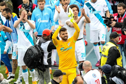 СОГАЗ-Чемпионат России 2014/15, 28 тур, «Уфа» — «Зенит»