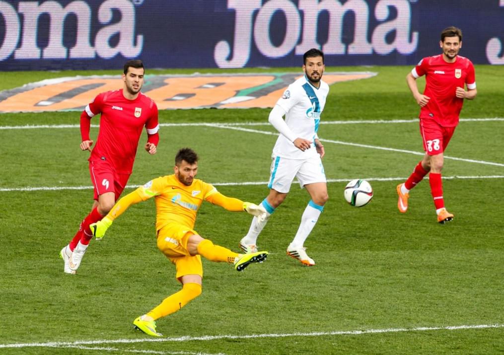 СОГАЗ-Чемпионат России 2014/15, 28 тур, «Уфа» — «Зенит»