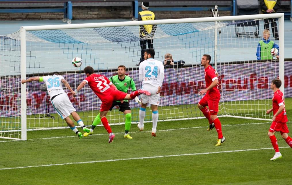 СОГАЗ-Чемпионат России 2014/15, 28 тур, «Уфа» — «Зенит»