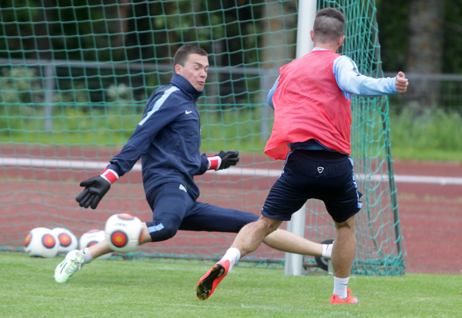 Первая тренировка «Зенита»-2 на сборе в Финляндии