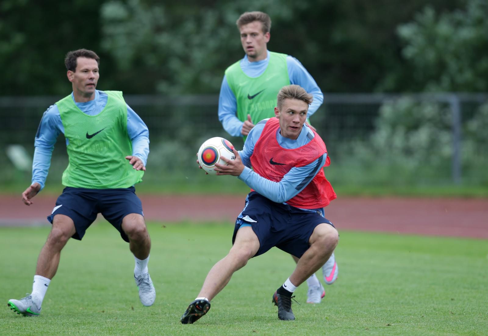 Первая тренировка «Зенита»-2 на сборе в Финляндии