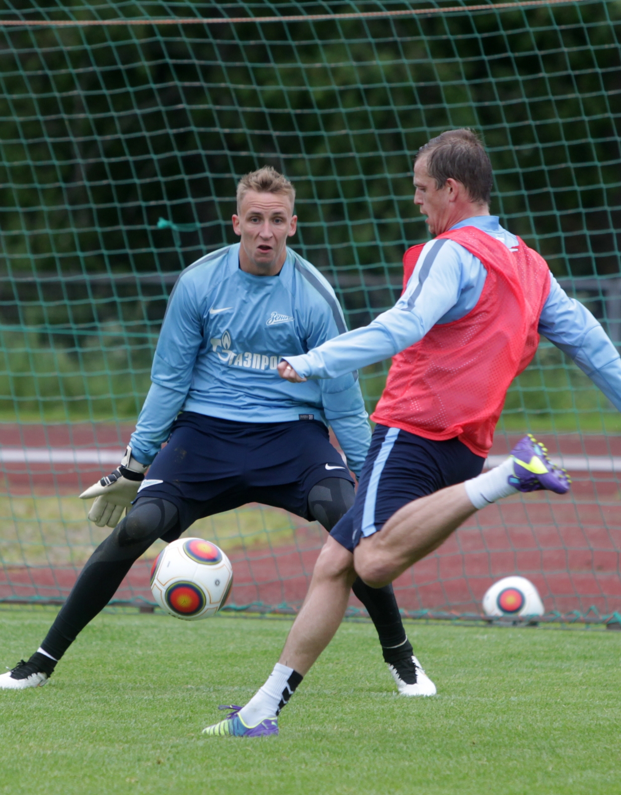 Первая тренировка «Зенита»-2 на сборе в Финляндии