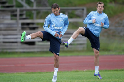 Первая тренировка «Зенита»-2 на сборе в Финляндии