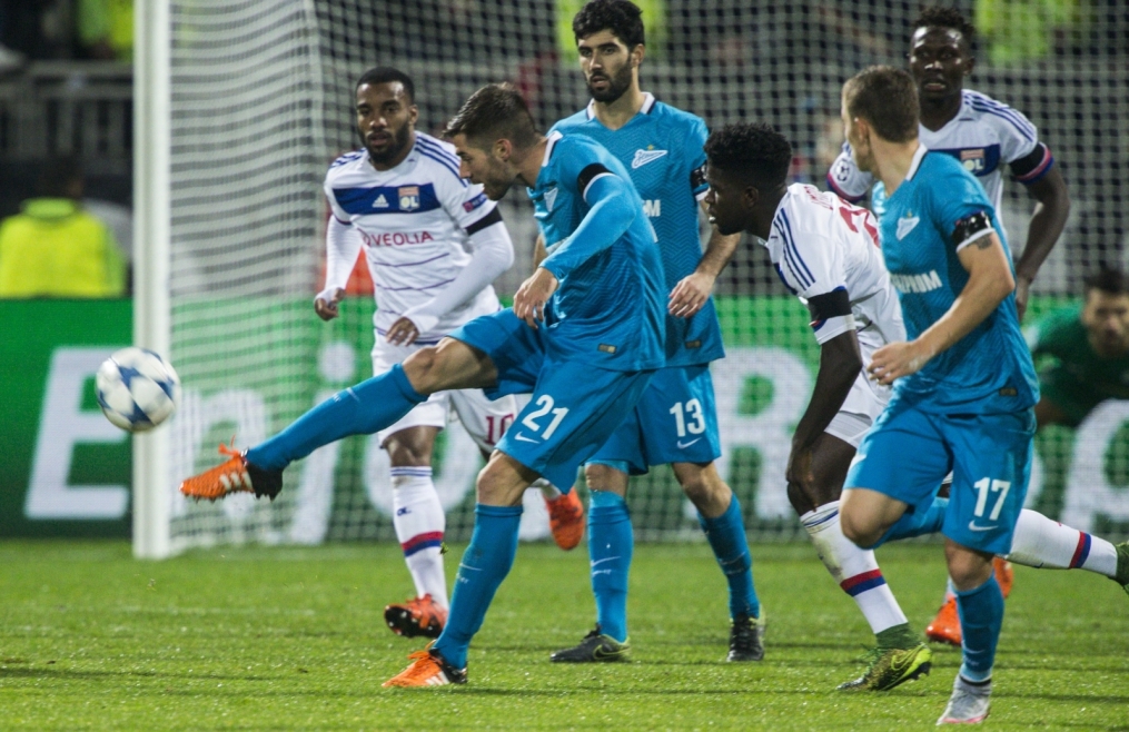 Лига Чемпионов УЕФА 2015/16, «Лион» — «Зенит»