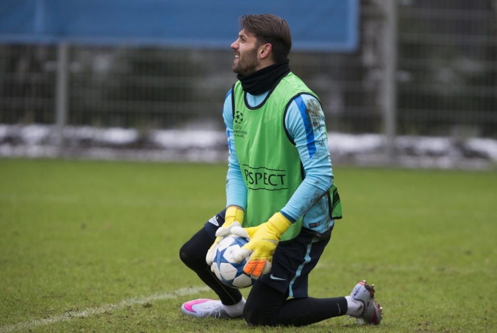 Открытая тренировка «Зенита» перед матчем Лиги Чемпионов УЕФА с «Валенсией»