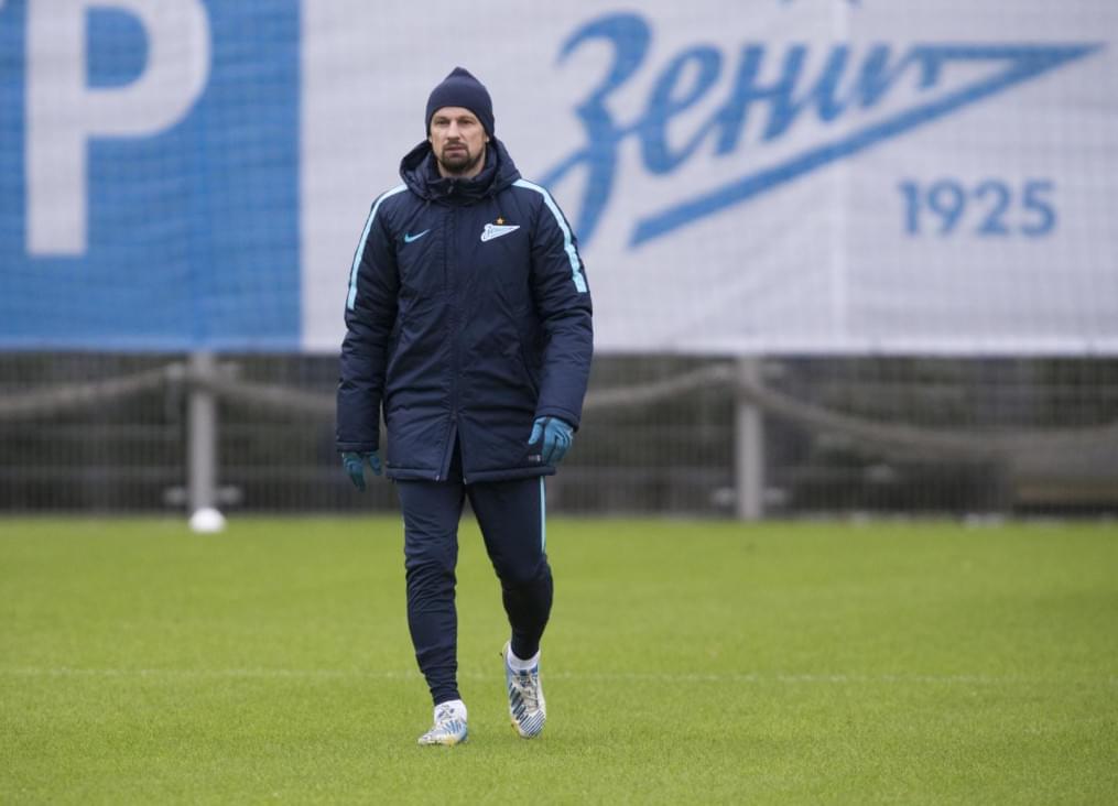 Открытая тренировка «Зенита» перед матчем Лиги Чемпионов УЕФА с «Валенсией»