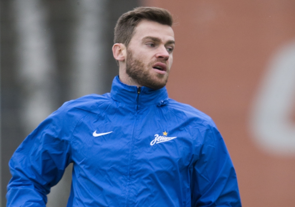 Открытая тренировка «Зенита» перед матчем Лиги Чемпионов УЕФА с «Валенсией»