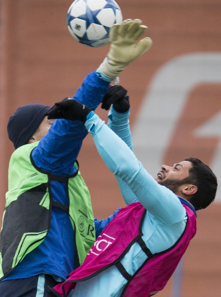 Открытая тренировка «Зенита» перед матчем Лиги Чемпионов УЕФА с «Валенсией»